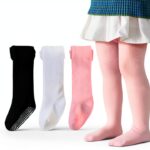 Marchare Baby Girls Tights Cotton Blend Ribbed Waistband-0