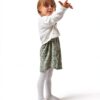 Baby Girls Cotton Tights Soft Stretchy Cable Knit Design-2