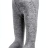 Gerber Baby Girls Sweater Knit Tights Soft Polyester Spandex-1