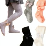 Baby Girls Cotton Tights Soft Comfort Bow Detail Toddler-0