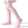 Mini Angel Baby Tights Premium Cotton Cable Knit Infant-2