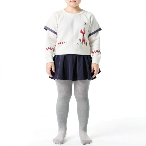 Baby Cable Knit Tights Soft Cotton Stretch Infant Girls-4