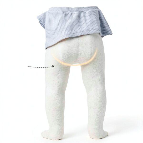 Zando Baby Girls Tights Cotton Blend 3 Pack Multiple Sizes-2