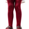 Marchare Baby Girls Tights Cotton Blend Ribbed Waistband-5