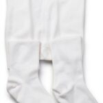 Baby Girls Tights Cotton Nylon Spandex Off White Black Red-0