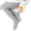 Vanberfia Baby Girls Cotton Tights High Waist Knitted-5