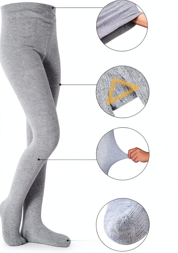 Girls Cotton Tights Soft Combed Cable Knit Design Sizes 3T12-3