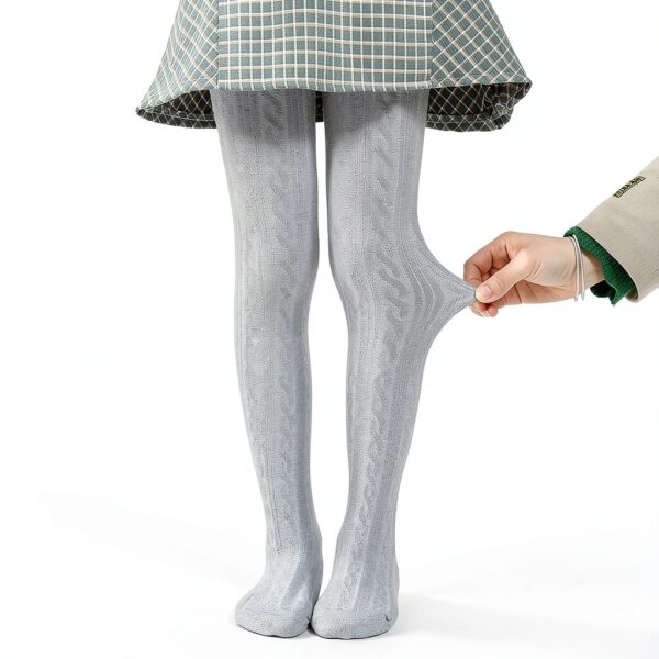 Looching Baby Girls Cotton Tights Soft Stretchy Toddler-5