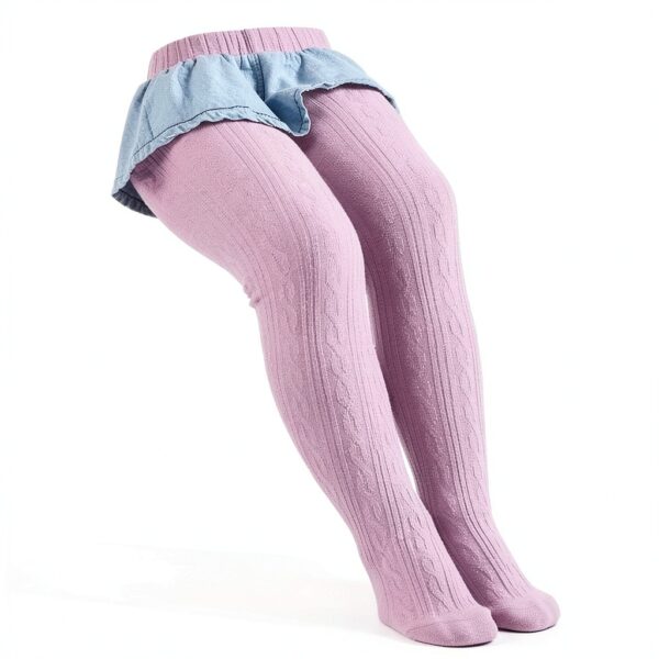 Looching Baby Girls Cotton Tights Soft Stretchy Toddler-3