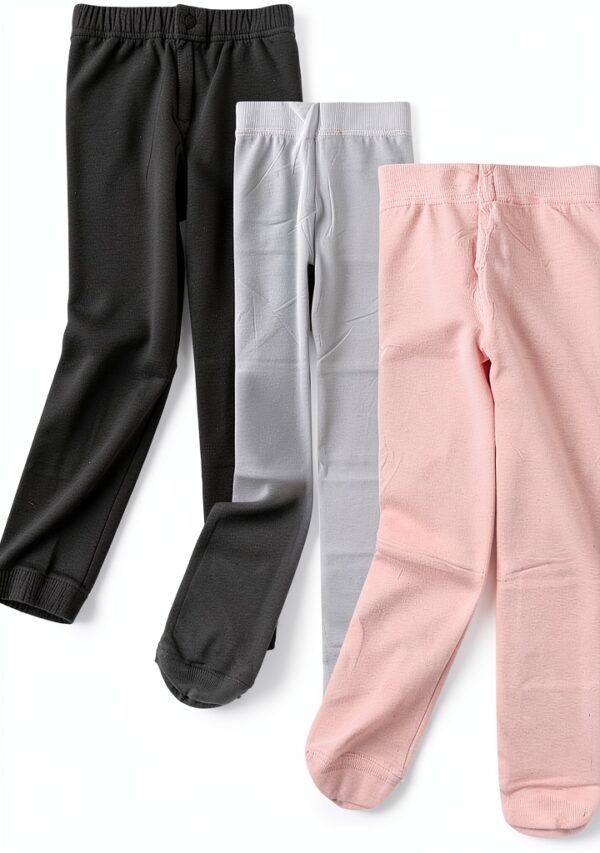 Luvable Friends Girls Tights Nylon Spandex Three Pack-0