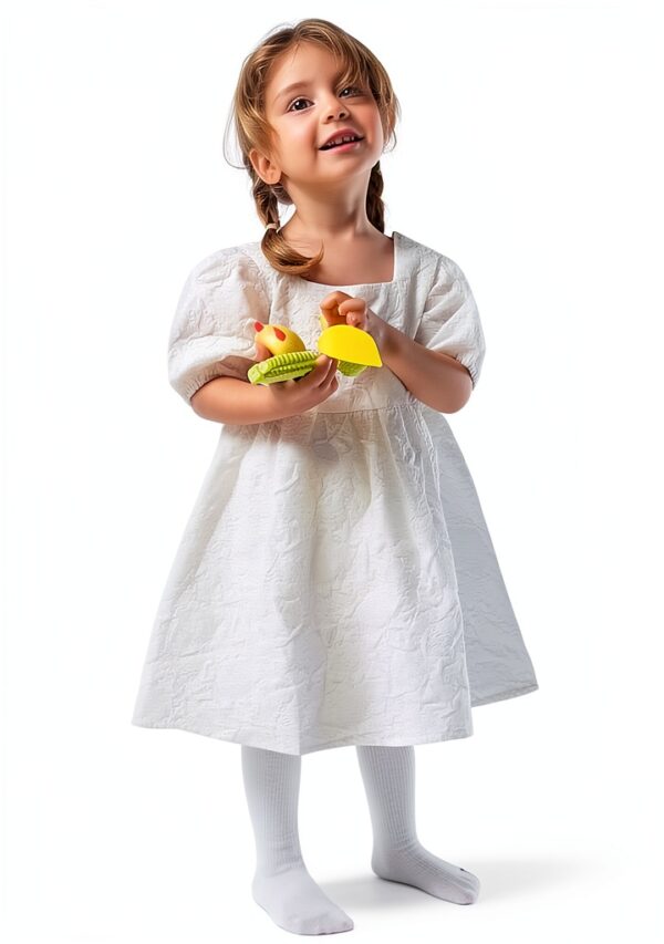 Girls Cotton Tights Soft Combed Cable Knit Design Sizes 3T12-4