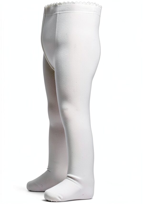 Baby Girls Tights Cotton Nylon Spandex Off White Black Red-4