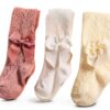 Baby Girls Tights Cotton Rich Bow Design Toddler Stockings-2