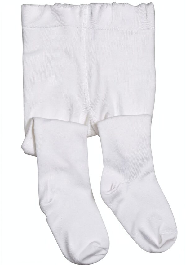 Baby Girls Tights Cotton Nylon Spandex Off White Black Red-1