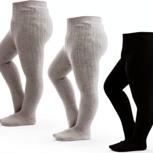 Baby Cable Knit Tights Soft Cotton Stretch Infant Girls-0