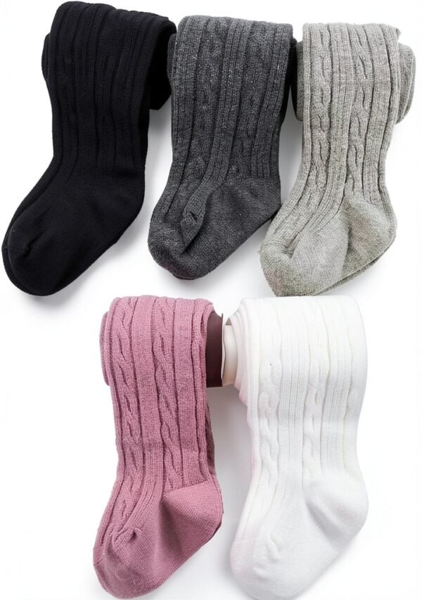 Looching Baby Girls Cotton Tights Soft Stretchy Toddler-0