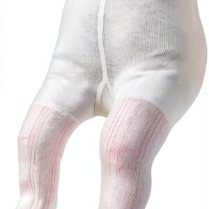 Baby Girls Cable Knit Leggings Soft Cotton Stretch Fit-0