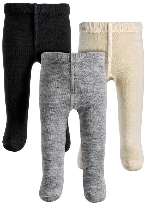 Gerber Baby Girls Sweater Knit Tights Soft Polyester Spandex-0