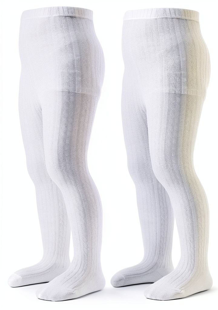 'Mini Angel baby tights in multiple colors and sizes displayed on a soft background'