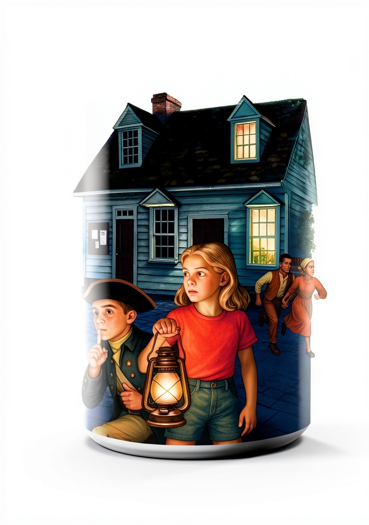 History Detective Club Book 3 cover showing American Revolution theme