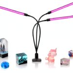 YGS-Tech UV LED Lamp Adjustable Blacklight for Art Parties-0