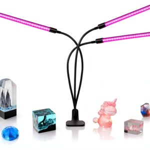 YGS-Tech UV LED Lamp Adjustable Blacklight for Art Parties-0