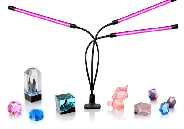 YGS-Tech UV LED Lamp Adjustable Blacklight for Art Parties-0