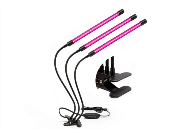 YGS-Tech UV LED Lamp Adjustable Blacklight for Art Parties-2