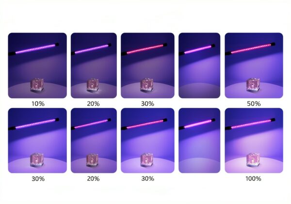 YGS-Tech UV LED Lamp Adjustable Blacklight for Art Parties-4