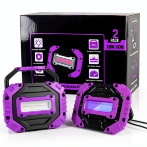 Ropery Black Light Bar Rechargeable COB LED Portable-0