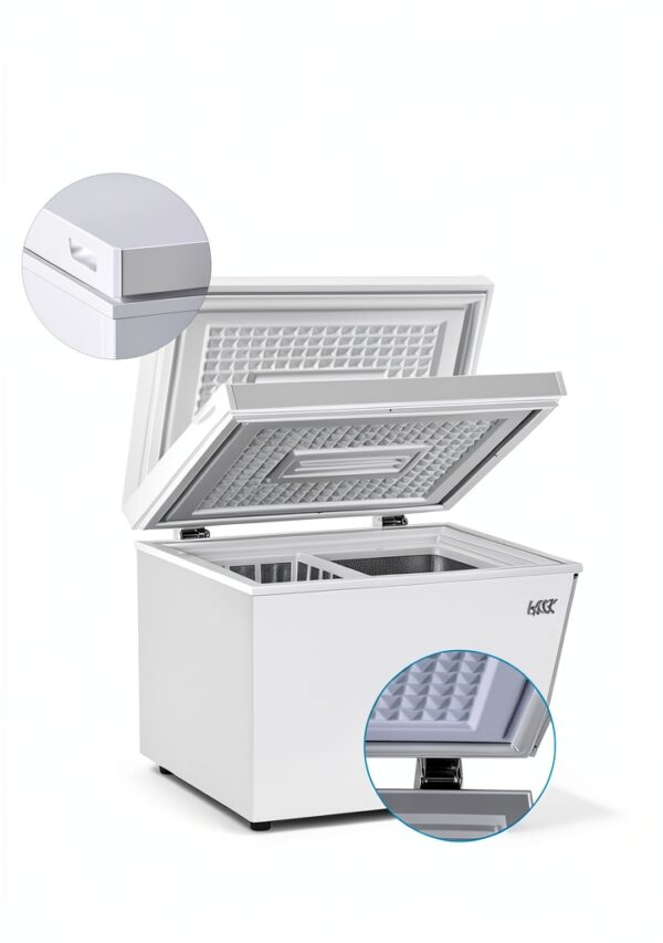 Chest Freezer KRIB BLING 5.0 cu.ft White Compact Top Door-4
