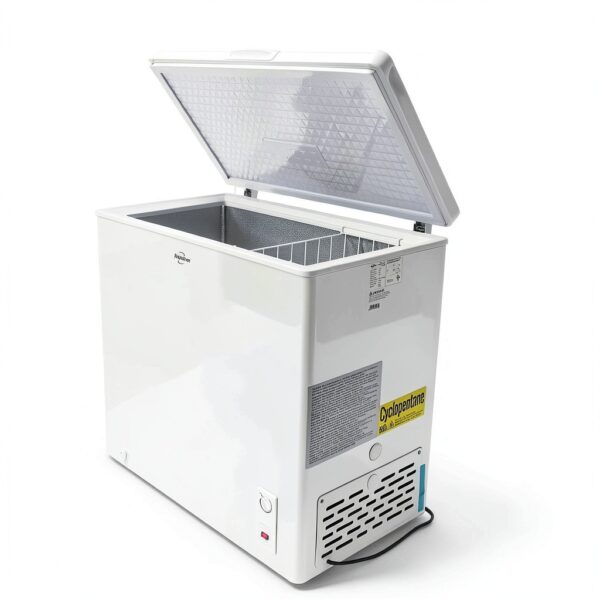 Koolatron Deep Freezer - Chest Freezer, 1 Wire Basket, Garage Ready, Meat Storage, Front Drain, Congelador For Home, Apartment, Basement, Dorm, Cottage, Manual Defrost, Stand Up, 5.0 Cubic Feet, White-1