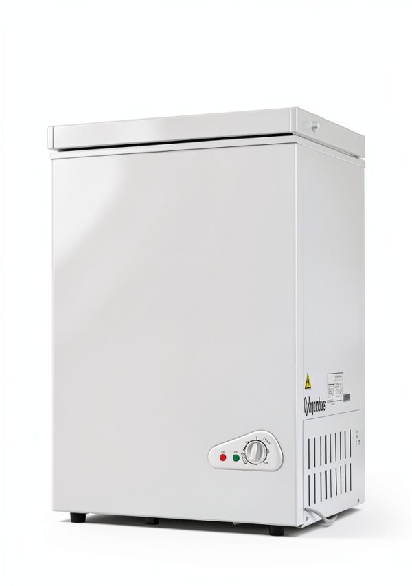 Chest Freezer Small Deep Freezer 3.5 Cu.Ft Mini Freezer with Removable Baskets & 6 Adjustable Temperature (Down to -11°F)& Top Open Door, Mini Compact Freezer Suitable for Apartments, Kitchen, White-6