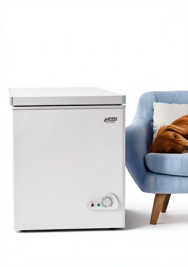 Chest Freezer KRIB BLING 5.0 cu.ft White Compact Top Door-3