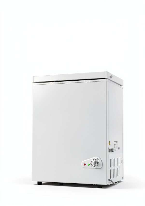 Chest Freezer Small Deep Freezer 3.5 Cu.Ft Mini Freezer with Removable Baskets & 6 Adjustable Temperature (Down to -11°F)& Top Open Door, Mini Compact Freezer Suitable for Apartments, Kitchen, White-1