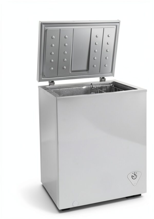 Koolatron Deep Freezer - Chest Freezer, 1 Wire Basket, Garage Ready, Meat Storage, Front Drain, Congelador For Home, Apartment, Basement, Dorm, Cottage, Manual Defrost, Stand Up, 5.0 Cubic Feet, White-6