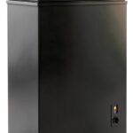 TABU 3.5 Cu Ft Chest Freezer, Top Opening Compact Chest Deep Freezer with 7 Level Adjustable Thermostat, Energy Saving, Removable Storage Basket (Black)-0