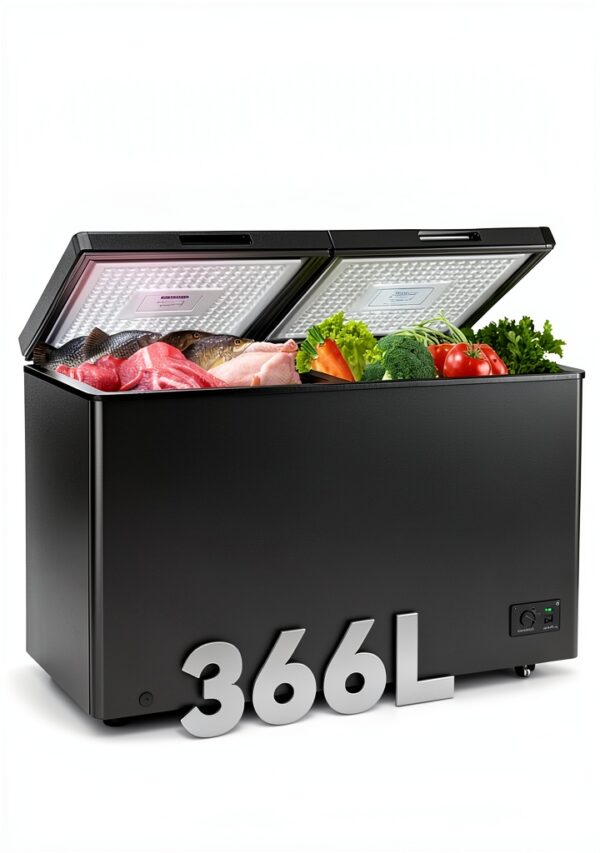 11.8 Cu Ft Deep Freezer Dorven – 7 Thermostat Settings, Basket-1