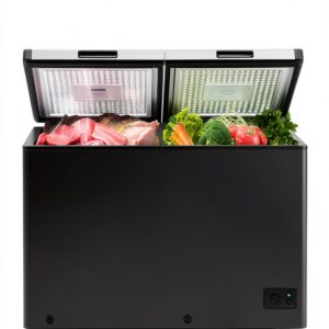 11.8 Cu Ft Deep Freezer Dorven – 7 Thermostat Settings, Basket-0