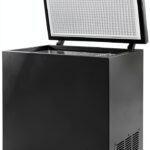 4.98 Cubic Feet Chest Freezer Generic Thermo Removable Basket Black-0
